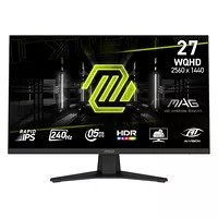 Moniteur 27 Fast IPS - 240 Hz - 2560 x 1440 (WQHD) - 0.5 ms - DisplayPort HDMI - Inclinable - Bords extra-fins